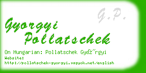 gyorgyi pollatschek business card